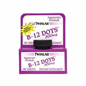 Twinlab B-12 Dots 500mcg | 100 Tablets | Supports Natural Energy Production | Vegetarian Formula | for $9 Twinlab B-12 Dots 500mcg | 100 Tablets | Supports Natural Energy Production | Vegetarian Formula | for $9