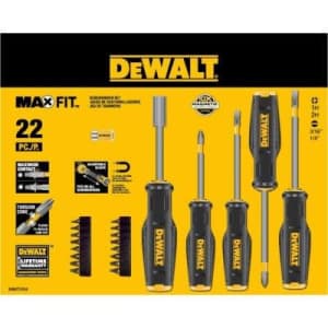 Dewalt Maxfit Screwdriver Set (22-piece) for $37 Dewalt Maxfit Screwdriver Set (22-piece) for $37