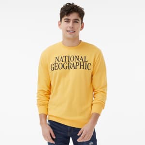 Aeropostale Men's National Geographic Mount Everest Crew Sweatshirt for $15 Aeropostale Men's National Geographic Mount Everest Crew Sweatshirt for $15