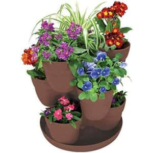 Emsco Bloomers Stackable Flower Tower Planter for $21