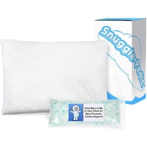 Snuggle-Pedic Adjustable Shredded Memory Foam Pillow for $50 Snuggle-Pedic Adjustable Shredded Memory Foam Pillow for $50