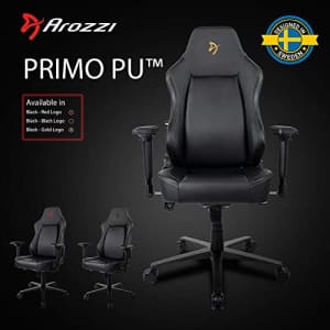Arozzi - Primo Premium PU Leather Gaming/Office Chair with Recliner, Swivel, Tilt, Rocker, for $350