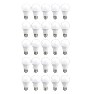 AmazonCommercial 40W Equivalent Dimmable A19 LED Light Bulb 25-Pack for $22 AmazonCommercial 40W Equivalent Dimmable A19 LED Light Bulb 25-Pack for $22