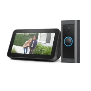 Ring 1080p WiFi Wired Video Doorbell (2021) w/ Amazon Echo Show 5 (2019) for $62 Ring 1080p WiFi Wired Video Doorbell (2021) w/ Amazon Echo Show 5 (2019) for $62