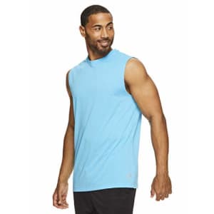 HEAD Men's Hypertek Mesh Gym Training & Workout Muscle Tank - Sleeveless Activewear Top - Cyan Blue for $31 HEAD Men's Hypertek Mesh Gym Training & Workout Muscle Tank - Sleeveless Activewear Top - Cyan Blue for $31