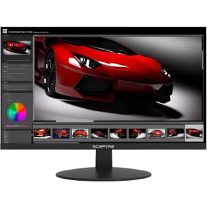 Sceptre 20" HD+ Ultra Thin LED Monitor w/ Speakers for $99