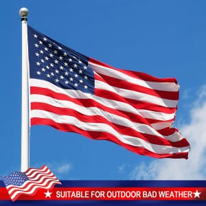 Ayermoyo 3x5-Foot American Flag for $17 Ayermoyo 3x5-Foot American Flag for $17
