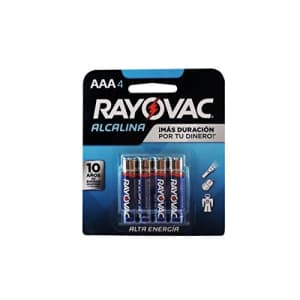 Rayovac Rayovac Alkaline Batteries, AAA Size, 0.13 Pound for $14