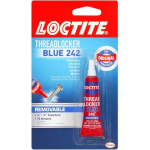 Loctite Threadlocker Blue 242 0.2-oz. Bottle for $6 Loctite Threadlocker Blue 242 0.2-oz. Bottle for $6
