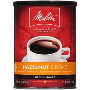 Melitta Hazelnut Crme Flavored Coffee, Medium Roast, Extra Fine Grind, 11 Ounce for $8