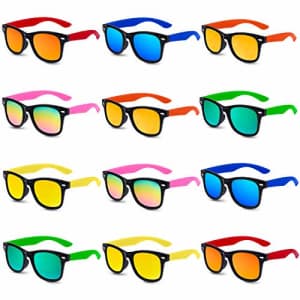 GINMIC Kids Sunglasses Bulk, 12 Pack Sunglasses Kids Party Favor, Boys and Girls, Pool Toys, Summer for $16