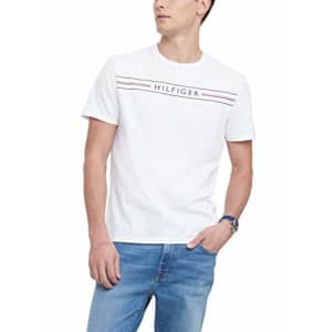 Tommy Hilfiger Men's Short Sleeve Graphic T Shirt, White Bright, X-Large for $78 Tommy Hilfiger Men's Short Sleeve Graphic T Shirt, White Bright, X-Large for $78
