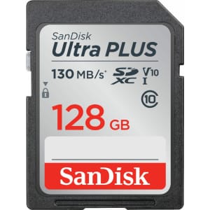 SanDisk Ultra Plus 128GB UHS-I SD Card for $33