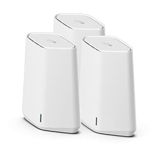 NETGEAR Orbi Pro WiFi 6 Mini Mesh System (SXK30B3) - Router with 2 Satellite Extenders for Home or for $260