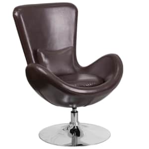 Flash Furniture Egg Series LeatherSoft Swivel Chair for $231 Flash Furniture Egg Series LeatherSoft Swivel Chair for $231