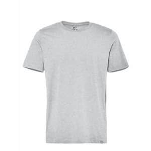 CARE OF by PUMA Men's Cotton Crew Neck T-Shirt in Tall Fit, Grey, EU XXL (US XL) for $15