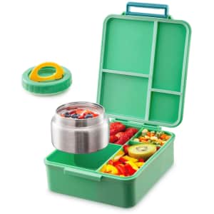 Caperci Kids' Insulated Bento Lunch Box with Thermos for $22