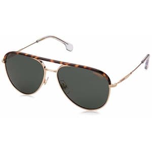 Carrera 209/S Pilot Sunglasses, Gold Green/Green, 58mm, 15mm for $66 Carrera 209/S Pilot Sunglasses, Gold Green/Green, 58mm, 15mm for $66