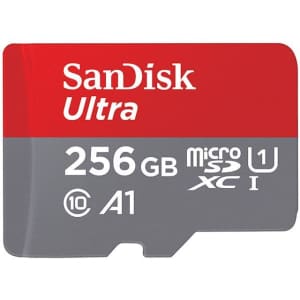 SanDisk Ultra 256GB UHS-I Class 10 Micro SD Card for $28