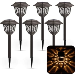Xmcosy+ Solar Pathway Light 6-Pack for $60 Xmcosy+ Solar Pathway Light 6-Pack for $60