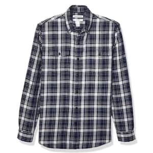 Amazon Essentials Men's Slim-Fit Twill Shirt from $5 Amazon Essentials Men's Slim-Fit Twill Shirt from $5