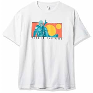 Star Wars Men's T-Shirt, WHITE, xx-large for $13