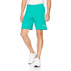 PUMA Men's Liga Shorts, Pepper Green White, M for $24 PUMA Men's Liga Shorts, Pepper Green White, M for $24