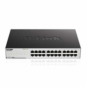 D-Link Ethernet Switch, 24 Port Gigabit Unmanaged Network Internet Hub Desktop Rackmount, Plug N for $149