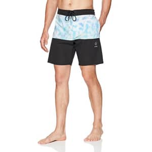 Volcom Men's Vibes Half Stoney 18" Boardshort, Black Combo, XL for $25 Volcom Men's Vibes Half Stoney 18" Boardshort, Black Combo, XL for $25
