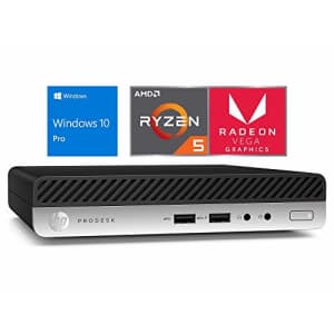 HP EliteDesk 705 G4 Mini PC, AMD Ryzen 5 2400GE Upto 3.8GHz, 8GB RAM, 256GB NVMe SSD, DisplayPort, for $700 HP EliteDesk 705 G4 Mini PC, AMD Ryzen 5 2400GE Upto 3.8GHz, 8GB RAM, 256GB NVMe SSD, DisplayPort, for $700