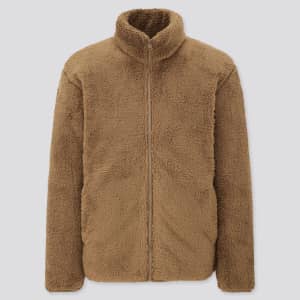 Uniqlo Men's Fluffy Yarn Fleece Full-Zip Jacket for $20 Uniqlo Men's Fluffy Yarn Fleece Full-Zip Jacket for $20