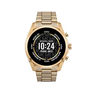 Michael Kors Gen 6 Bradshaw Stainless SteelSmartwatch, Gold Tone Pave-MKT5136V for $285
