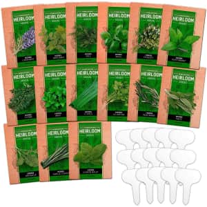 Home Grown Heirloom Herb Seeds 15-Pack for $21 via Sub & Save Home Grown Heirloom Herb Seeds 15-Pack for $21 via Sub & Save