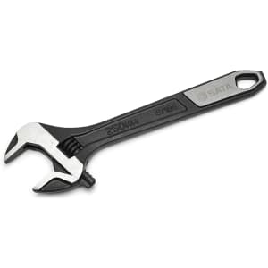 SATA 10" Extra Wide Jaw Adjustable Wrench for $17