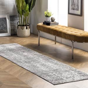nuLOOM 2x6-Foot Misty Shades Deedra Runner Rug for $28 nuLOOM 2x6-Foot Misty Shades Deedra Runner Rug for $28