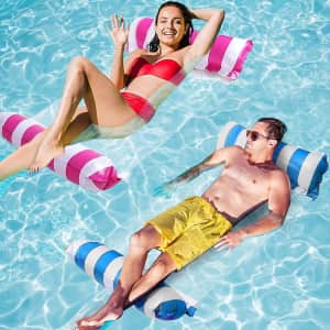 Bluegala Inflatable Water Hammock Float 2-Pack for $15
