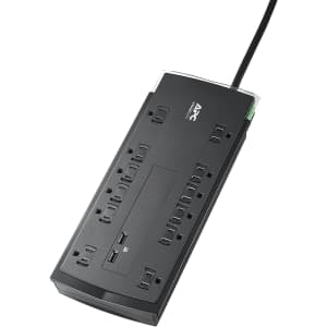 APC 12-Outlet Surge Protector Power Strip for $27