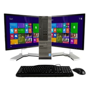 Refurb Dell Optiplex or HP Pro Elite Desktop PC w/ 2 19" LCDs for $167 Refurb Dell Optiplex or HP Pro Elite Desktop PC w/ 2 19" LCDs for $167