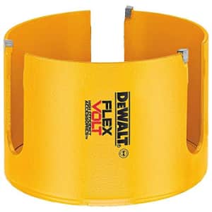 DEWALT DWAFV0338 FLEXVOLT Carbide Wood Hole Saw Blade, 3-3/8" for $38 DEWALT DWAFV0338 FLEXVOLT Carbide Wood Hole Saw Blade, 3-3/8" for $38