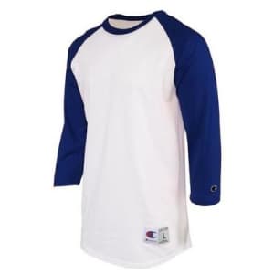 Champion Men's Three-Quarter Raglan Sleeve Baseball T-Shirt: 2 for $12 Champion Men's Three-Quarter Raglan Sleeve Baseball T-Shirt: 2 for $12