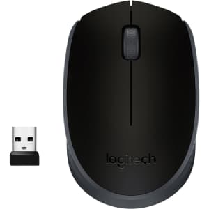 Logitech M170 Wireless Compact Ambidextrous Mouse for $10