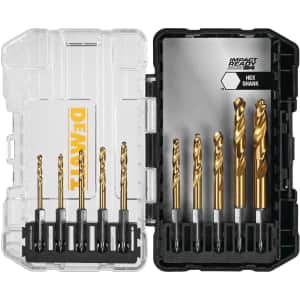 DeWalt Impact Ready 10-Piece Titanium Drill Bit Set for $25 DeWalt Impact Ready 10-Piece Titanium Drill Bit Set for $25