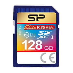 Silicon Power 128GB SDXC R85MB/s C10 UHS-1 Elite Memory Card (SP128GBSDXAU1V10) for $19