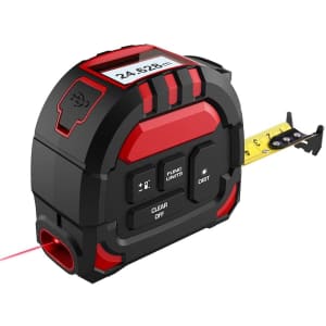 Merterks 2-in-1 Laser Tape Measure for $15 Merterks 2-in-1 Laser Tape Measure for $15
