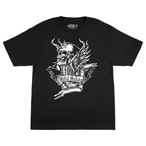 Metal Mulisha Men's Flywheel T-Shirt, Black, 4X-Large for $28