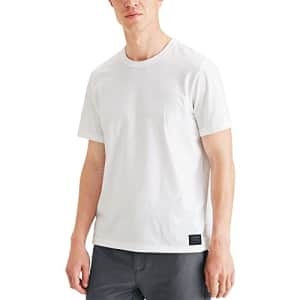 Dockers Men's Slim Fit Short Sleeve Tee Shirt, (New) Lucent White, X-Large for $16
