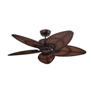 Emerson Ceiling Fans CF621VNB Batalie Breeze 52-Inch Indoor Outdoor Ceiling Fan, Wet Rated, Light for $356