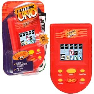 UNO Electronic Handheld Game for $18