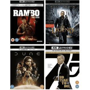 4K UHD Action Movies at Zavvi: Buy 2, get 3rd free