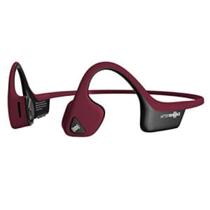 AfterShokz Air Open Ear Wireless Bone Conduction Headphones, Canyon Red, AS650CR for $94